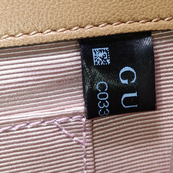 NEW! GUCCI MATISSE LEATHER BAG SOFT LEATHER BEIGE CLAIRE SILVER/GOLD GG LOCK - Picture 16 of 16